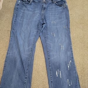 Lane Bryant seven jeans sequence detail